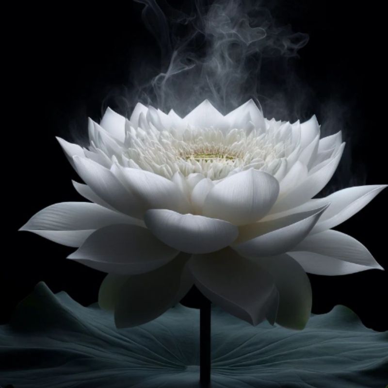 hình ảnh bông sen đen