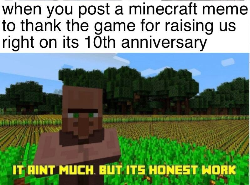 Meme Minecraft – thư giãn cùng những khoảnh khắc hài hước không thể bỏ qua