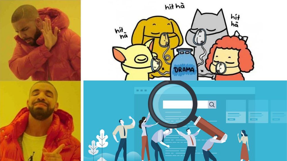 h&iacute;t drama meme chất lượng cao