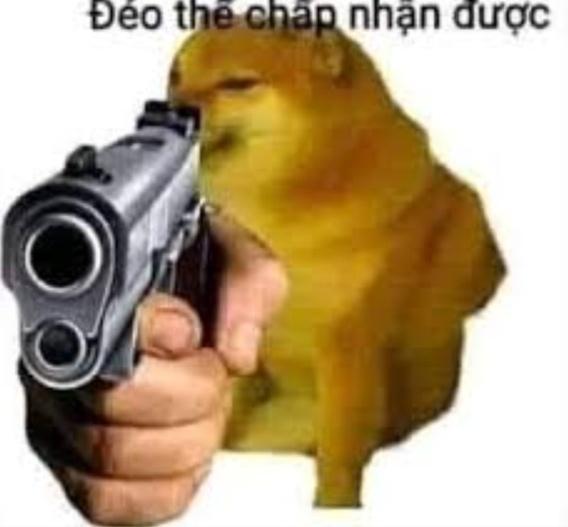 meme cầm s&uacute;ng ngầu