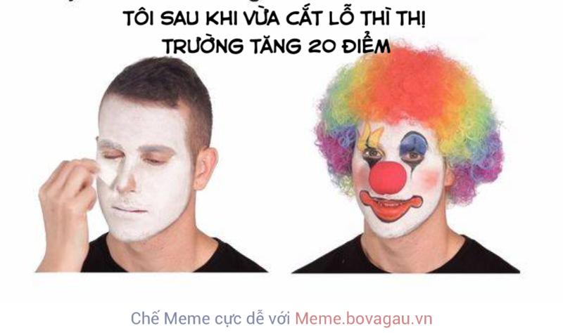 meme ch&uacute; hề 0032