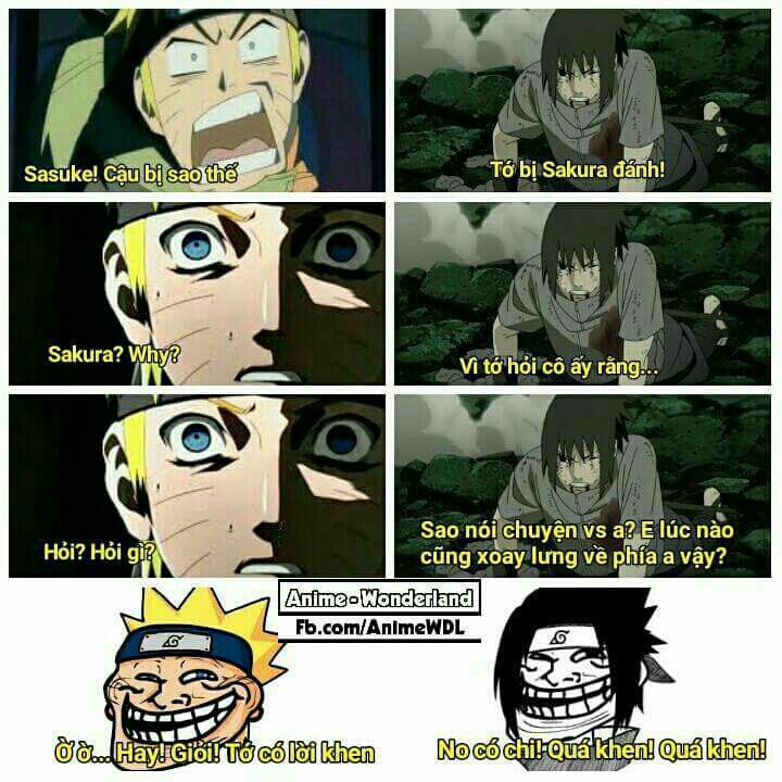 meme Naruto độc đ&aacute;o