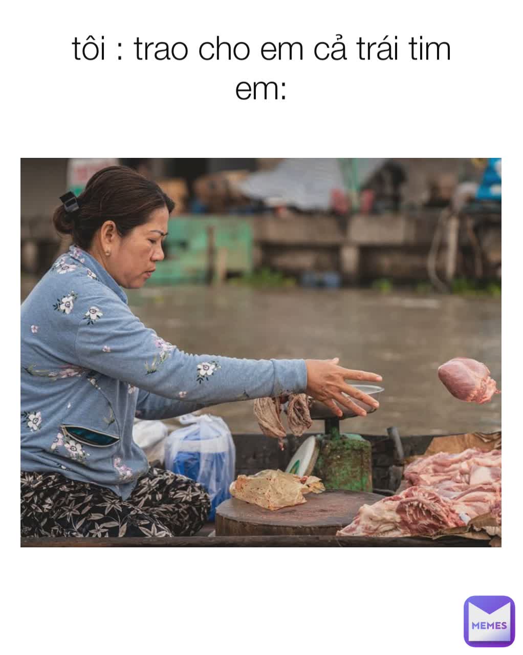 meme tr&aacute;i tim 0036