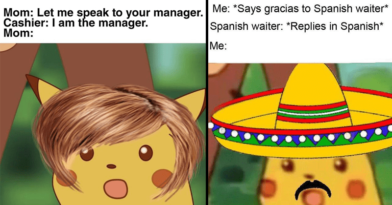 Pikachu meme th&uacute; vị