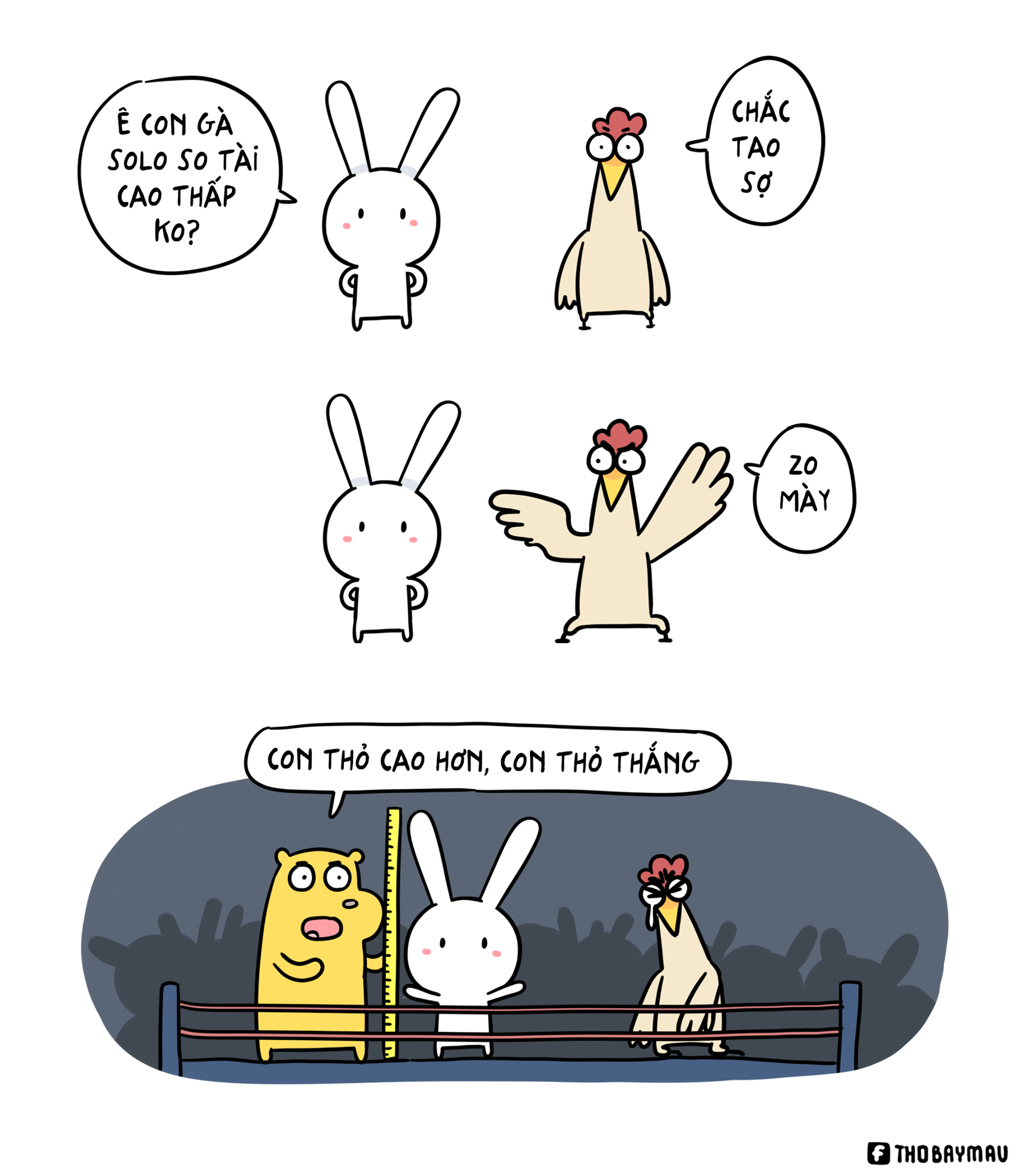 thỏ bảy m&agrave;u meme dễ thương