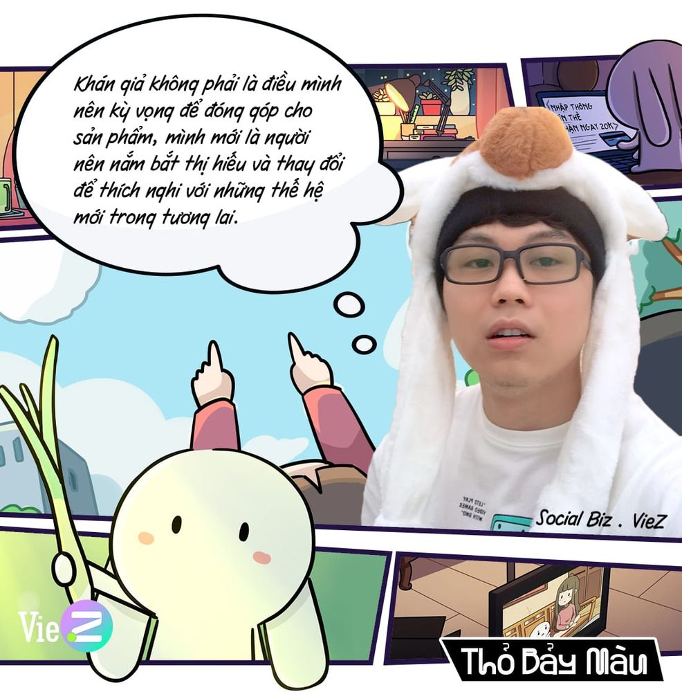 thỏ bảy m&agrave;u meme 0035