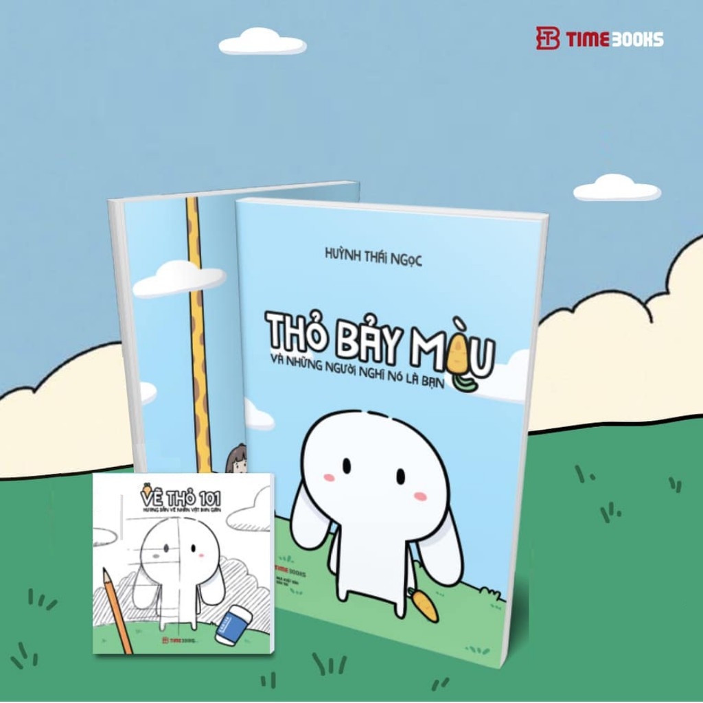 thỏ bảy m&agrave;u meme 0042