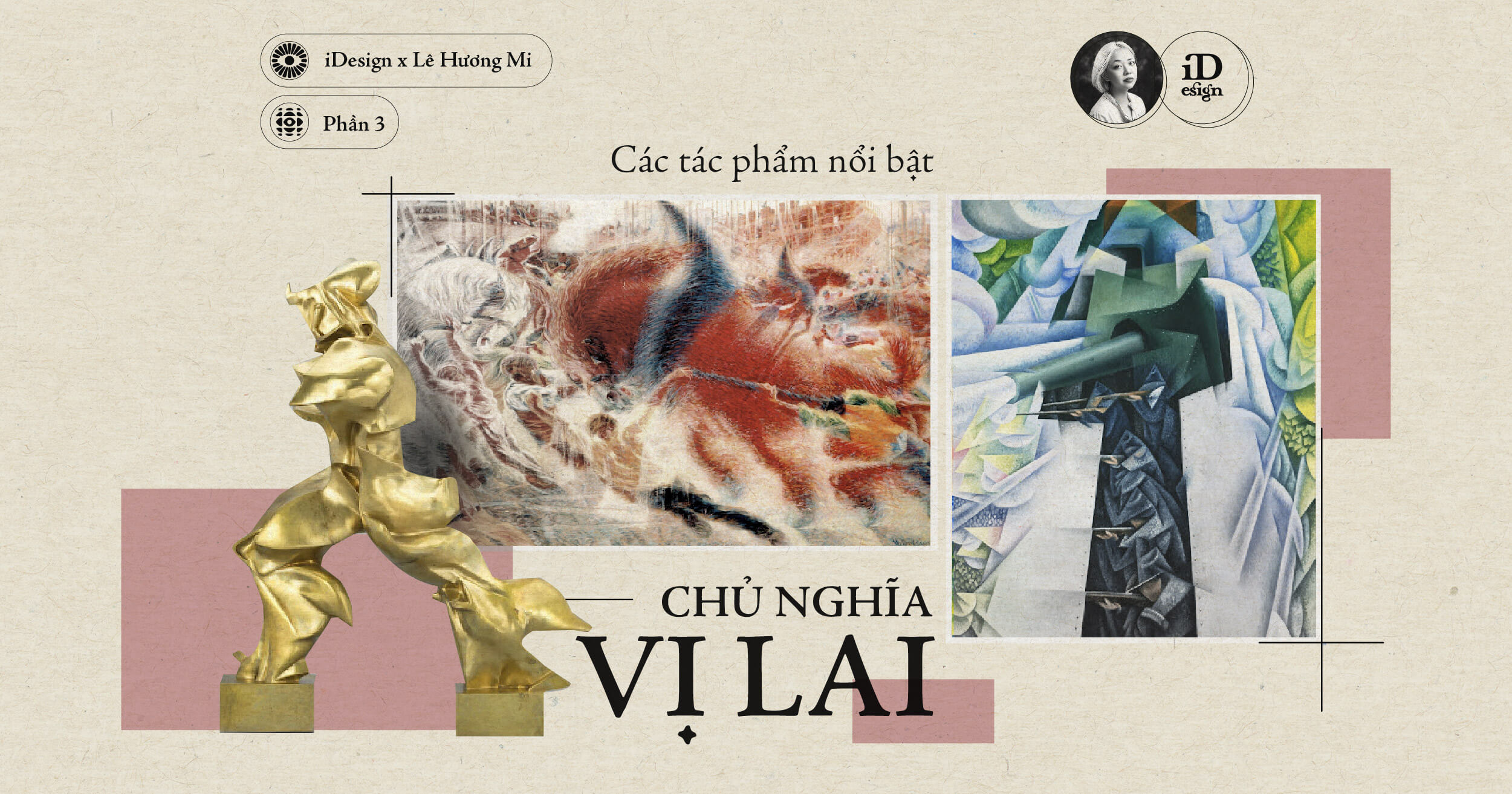 Các họa sĩ tiêu biểu và tác phẩm nổi bất của phong trào vị lai