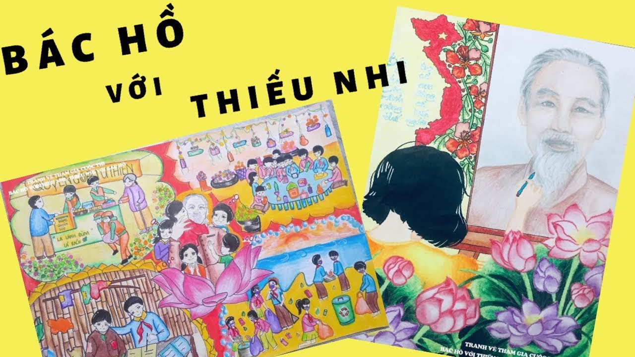Nội dung và thông điệp sâu sắc qua bức tranh Bác Hồ và thiếu nhi