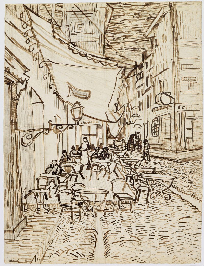 Quá trình sáng tác và nguồn cảm hứng của Van Gogh với bức tranh Cà phê vỉa hè