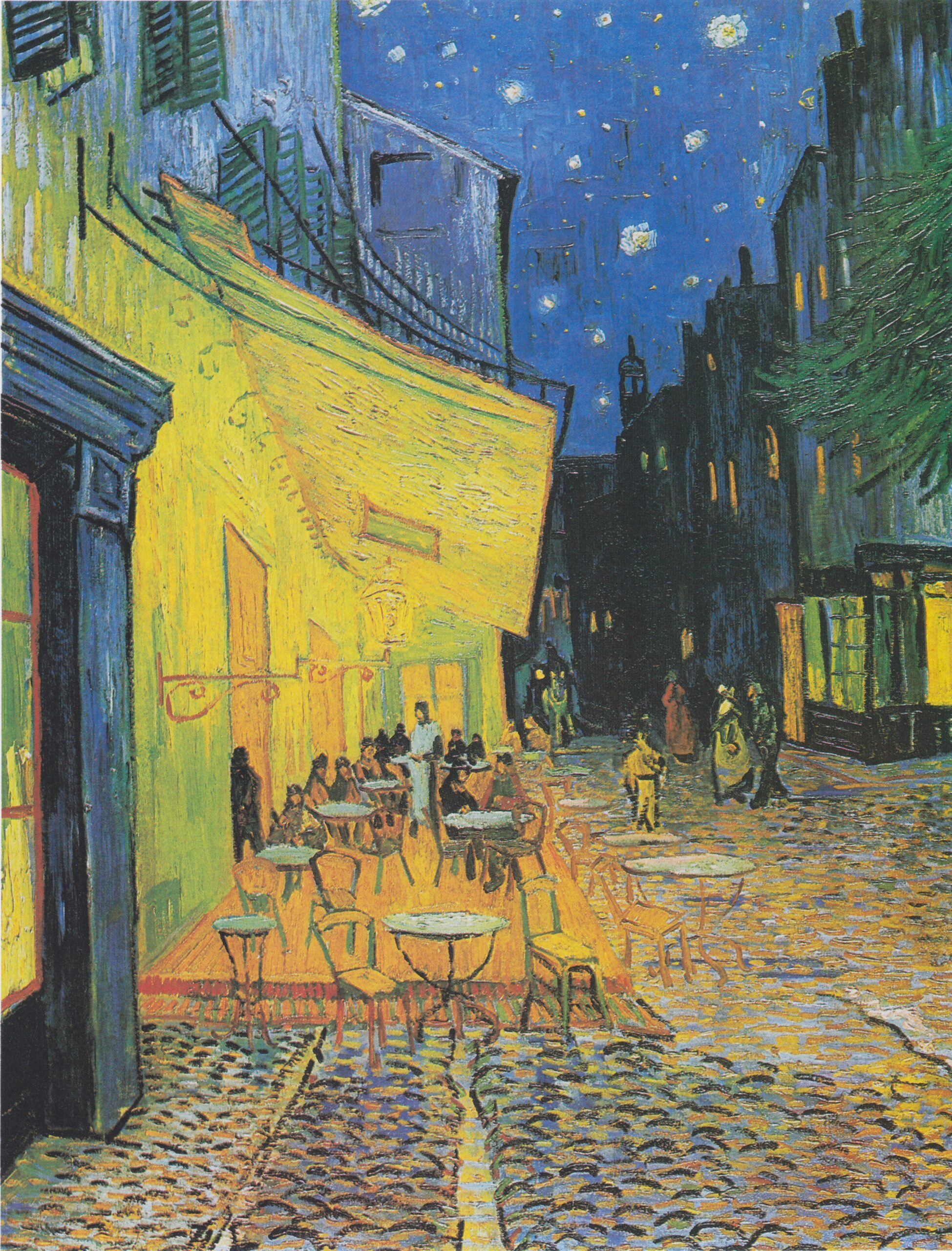 Tổng quan về bức tranh Cà phê vỉa hè trong đêm - kiệt tác nghệ thuật của Van Gogh
