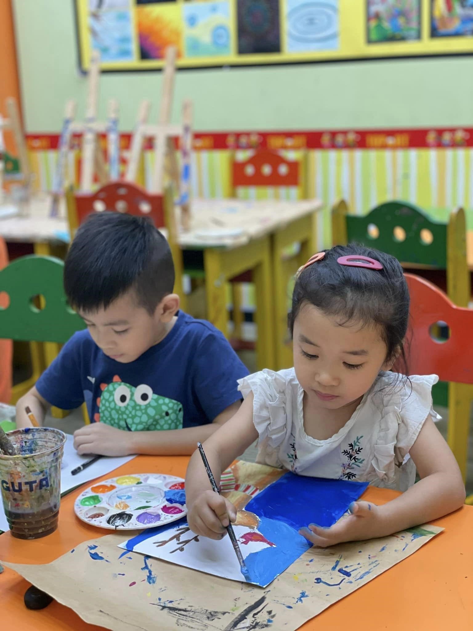 Ứng dụng tranh bột màu trong giáo dục nghệ thuật cho trẻ em
