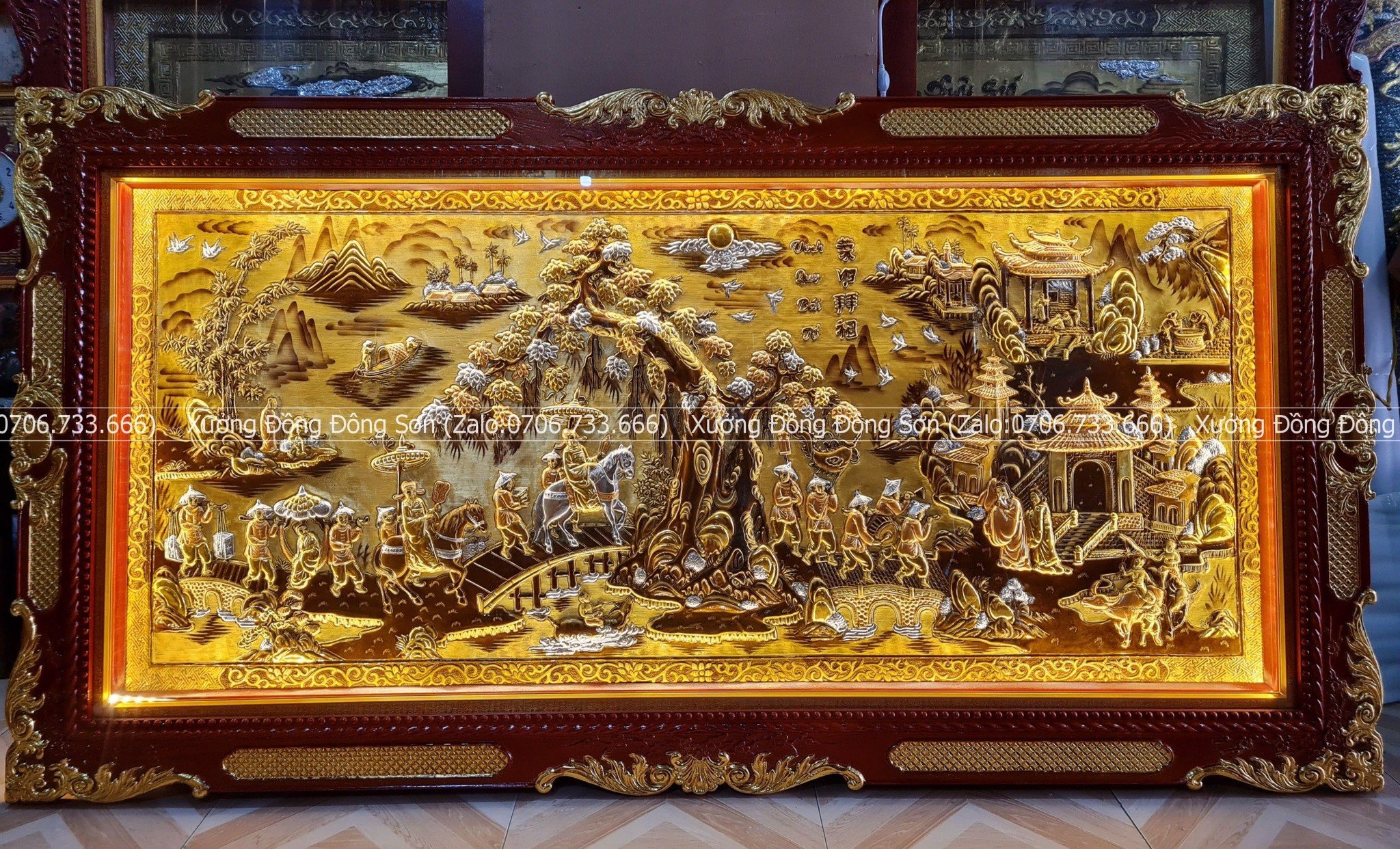 Ý nghĩa sâu sắc và giá trị nhân văn của tranh Vinh quy bái tổ